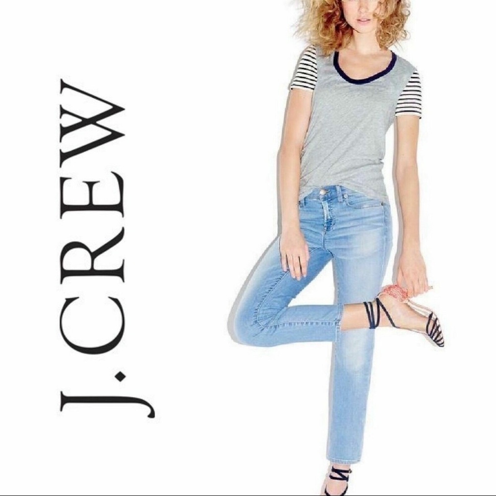 J Crew Cropped Reid Jeans 24